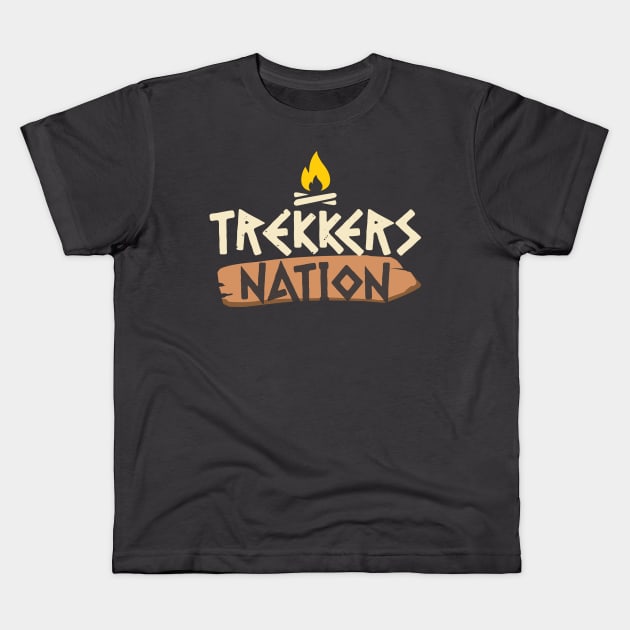 Trekker nation Kids T-Shirt by ICONZ80